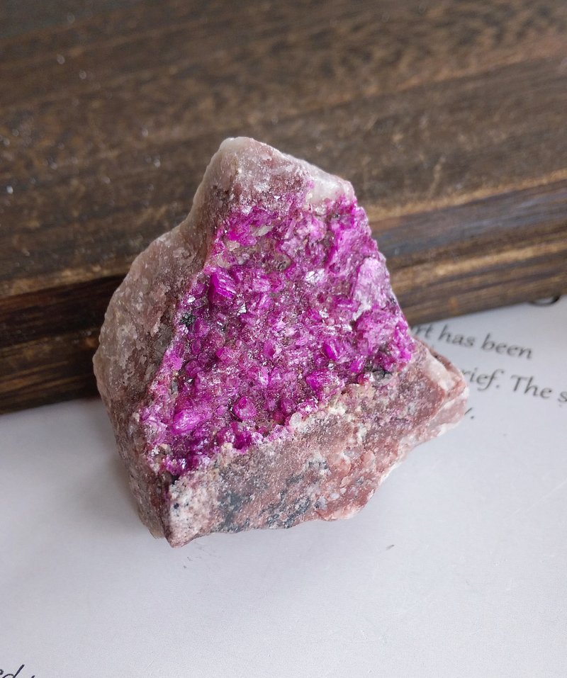 Cobaltoan Calcite 贊比亞產地 鈷方解石  天然礦石 原礦 - 擺飾/家飾品 - 其他材質 