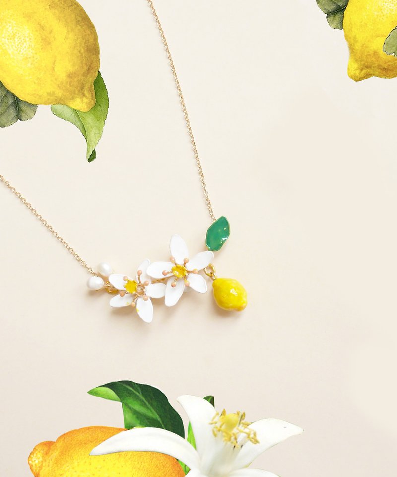 Aramore Summer Fruit Series - Lemon Necklace - Chokers - Other Materials 