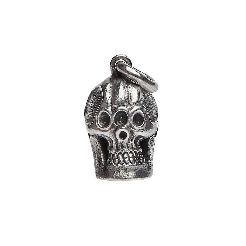 【Knock Out】3 Eyes Skull Pendant - Necklaces - Sterling Silver 