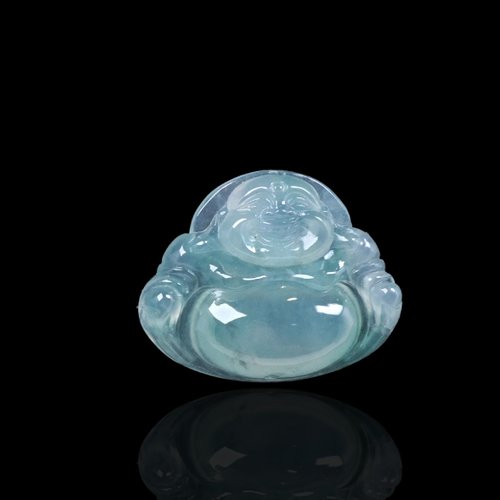 瓔珞珠寶盒 E.L.Jewelry Box 冰種晴水翡翠彌勒佛佛公項鍊 | 裸石 | 天然緬甸玉翡翠A貨 | 送禮