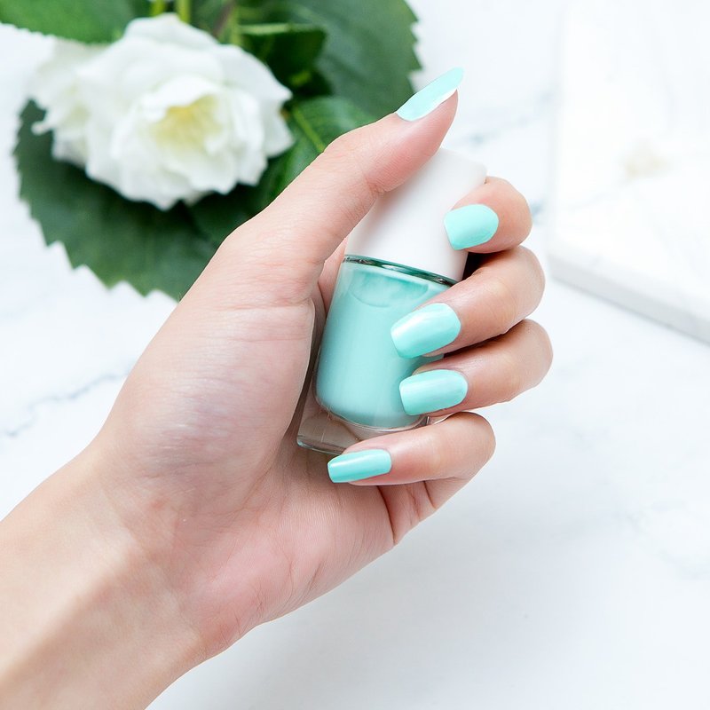 nailmatic 純色生物基經典指甲油-MONA-湖水綠 - 指甲油/指甲貼 - 樹脂 