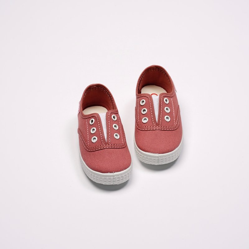 西班牙國民帆布鞋 CIENTA 55000 141 粉紅色 經典布料 童鞋 - 童裝鞋 - 棉．麻 紅色