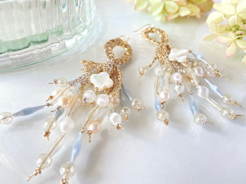soramoyou - Earrings & Clip-ons - Glass Transparent