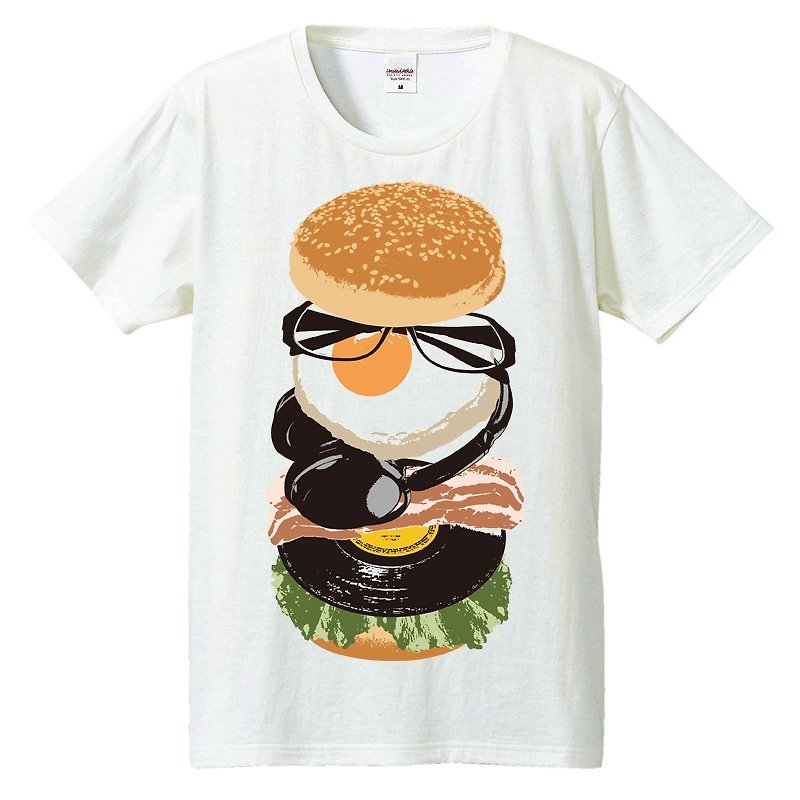 Tシャツ / Freedom - 男 T 恤 - 棉．麻 白色