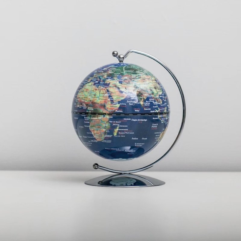 [New product] SkyGlobe 3.75-inch satellite arc globe (English version) - อื่นๆ - โลหะ สีน้ำเงิน