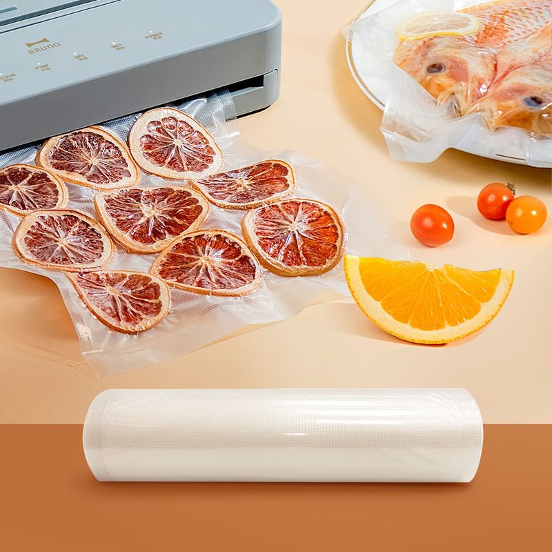 Original accessories | Japanese BRUNO vacuum sealing machine special bag 20*300cm (single entry) - เครื่องใช้ไฟฟ้าในครัว - วัสดุอื่นๆ สีใส