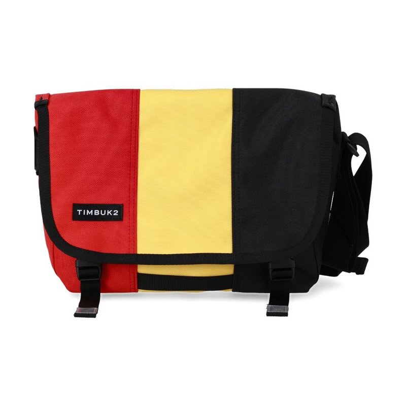 TIMBUK2 CLASSIC MESSENGER ECO Classic Messenger Bag XS/Lava/Red, Yellow, and Black Color Matching - กระเป๋าแมสเซนเจอร์ - เส้นใยสังเคราะห์ หลากหลายสี