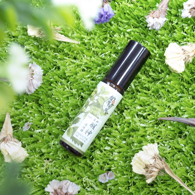[Taiwan] forest refreshing tea to pull the ball stick 6ml. Is busy, inattentive you design ~ - Insect Repellent - Paper Green