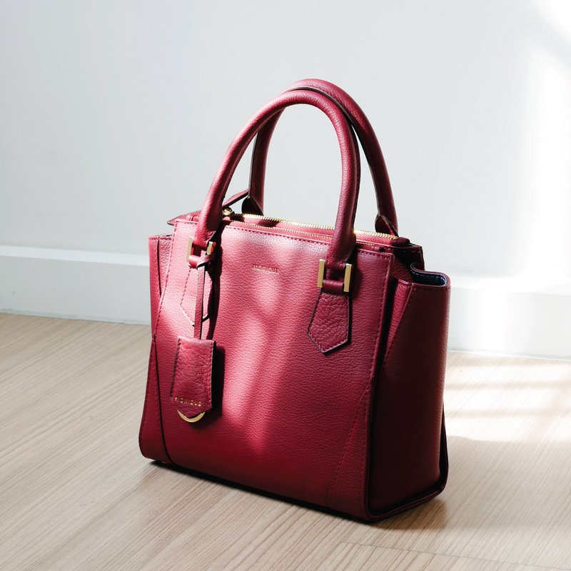MONIQUE ATELIER Tokyo M Double Zip Tote Bag 托特包 - 手提包/手提袋 - 真皮 紅色