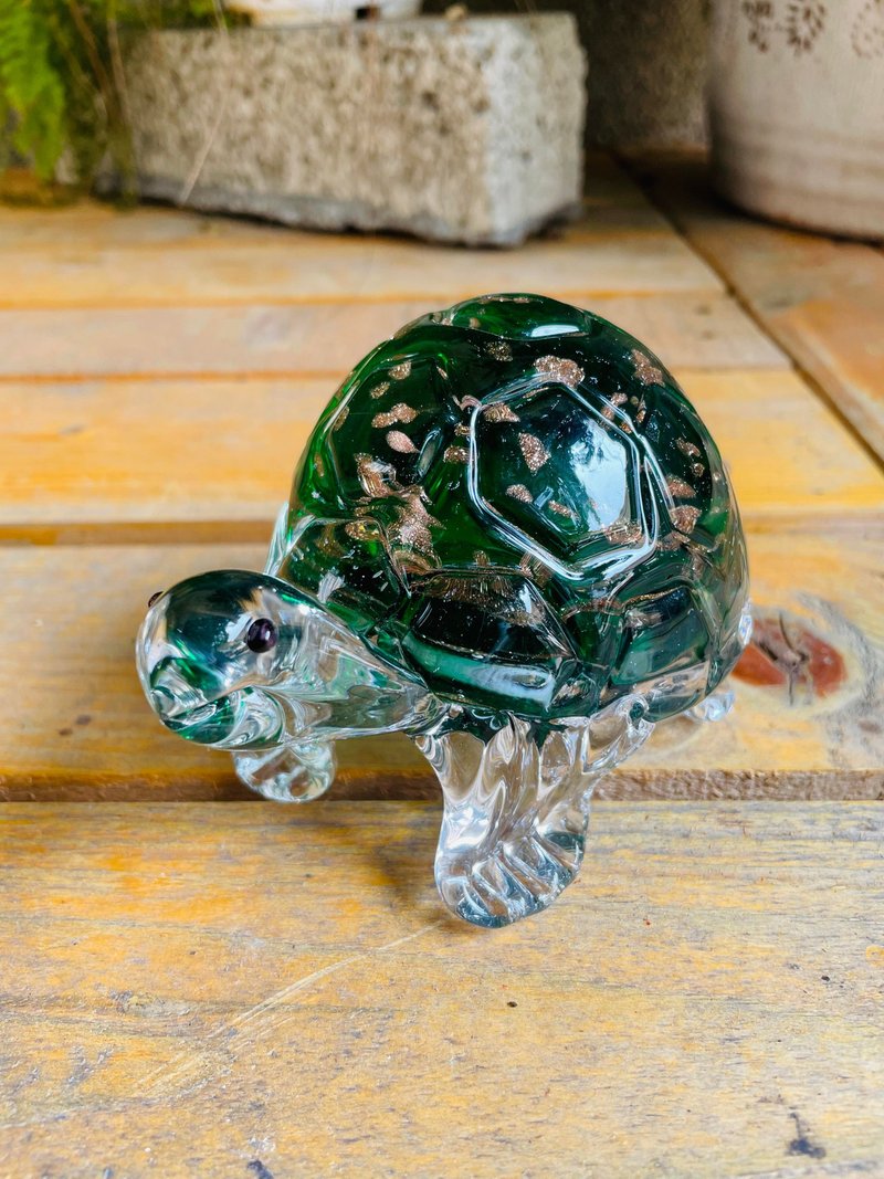 長壽烏龜 水晶玻璃 陸龜(大) - 擺飾/家飾品 - 玻璃 