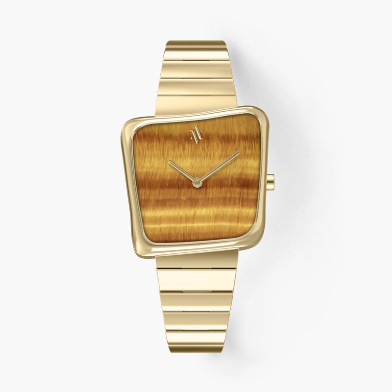 VANNA NEBULA TIGER'S EYE Female Watch - Women's Watches - Stainless Steel Gold