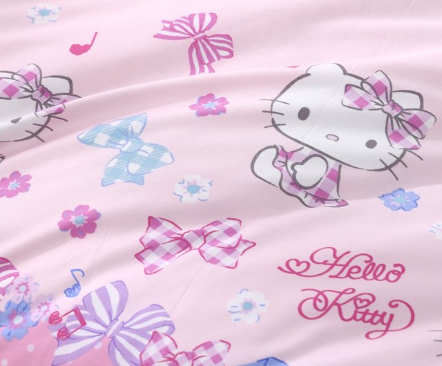 ハローキティ-ベッド＆バッグ兼用掛け布団4点セット-カラフル-2色-台湾