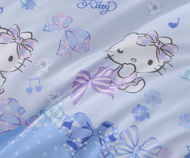 ハローキティ-ベッド＆バッグ兼用掛け布団4点セット-カラフル-2色-台湾