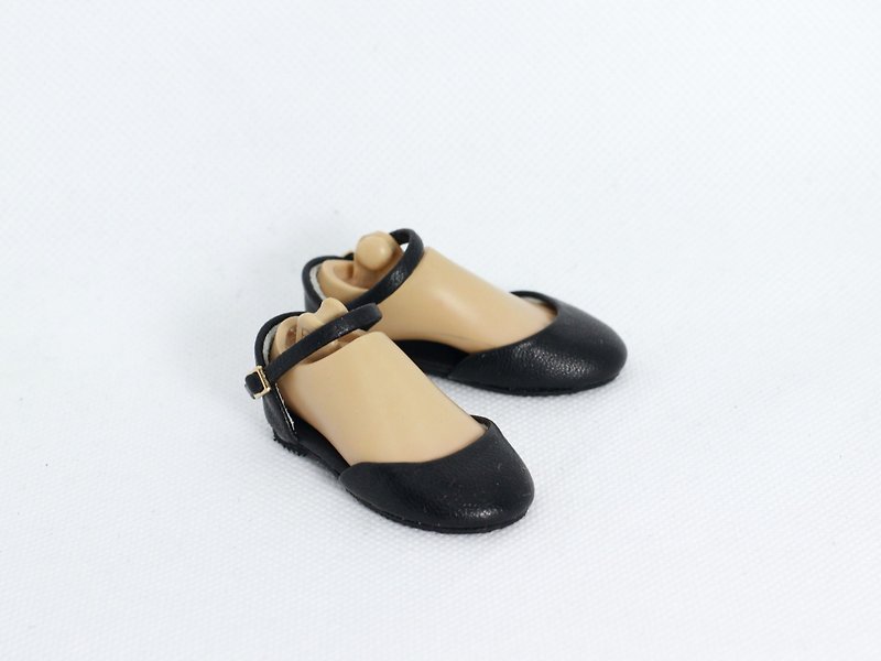 Flat shoes for Minifee Active BJD - 其他 - 真皮 黑色