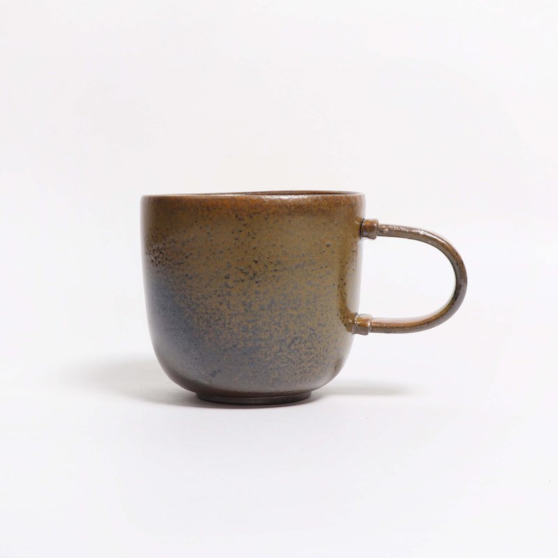 Mingya Kiln l Wood-fired Suihuang Purple Gold Coffee Cup H - แก้วมัค/แก้วกาแฟ - ดินเผา สีกากี