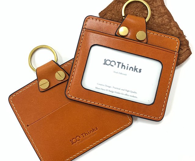 Genuine Leather ID Badge Holder(L2) - Shop 100thinks ID & Badge Holders -  Pinkoi