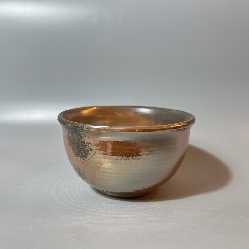 柴燒古樸金彩碗 / 柴燒小碗 / 小平凡手作 - 茶壺/茶杯/茶具 - 陶 