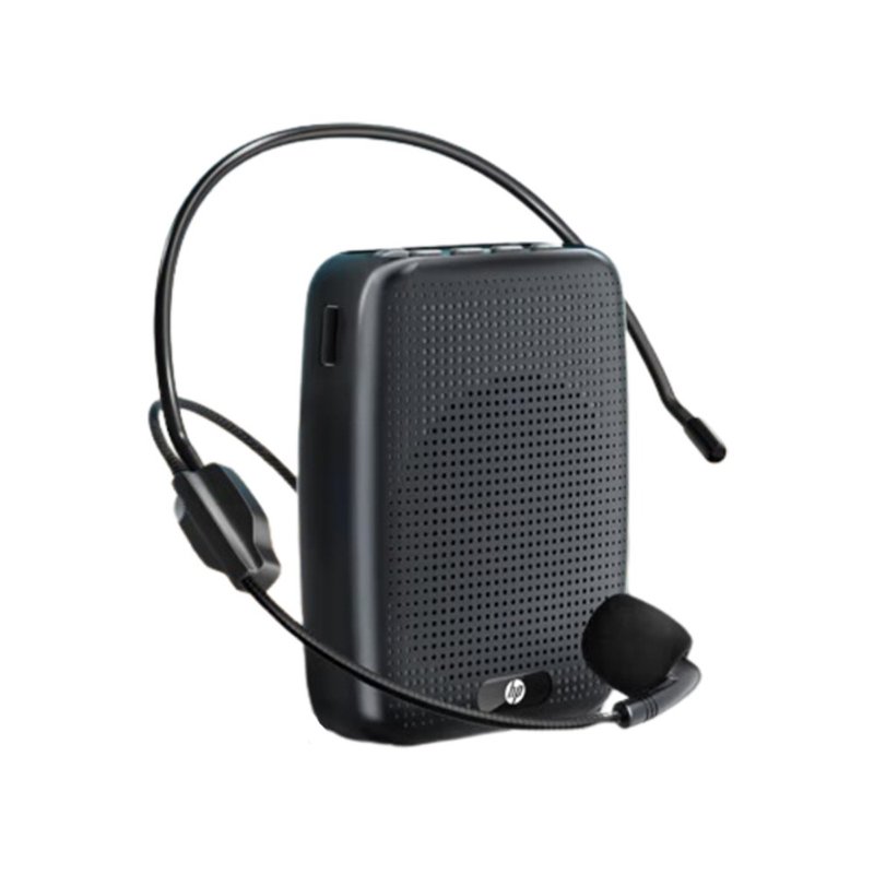 HP LS231 Multifunctional Portable Amplifier Microphone - Black - อุปกรณ์เสริมคอมพิวเตอร์ - วัสดุอื่นๆ 