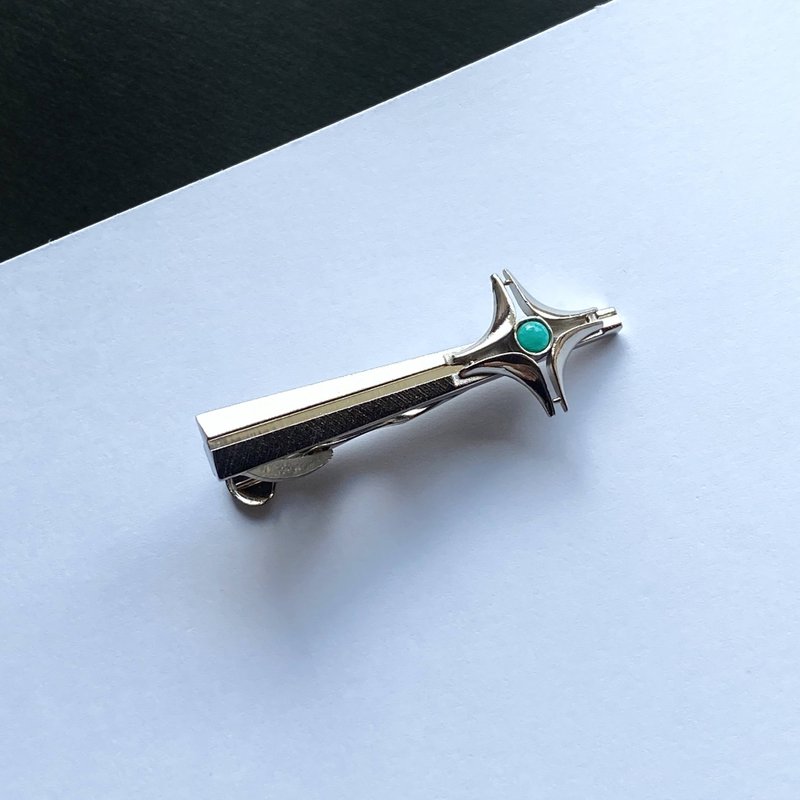 南十字星 【ヒスイ Jade】七宝焼のネクタイピン  純銀胎七宝 - 領帶/領帶夾 - 其他材質 綠色