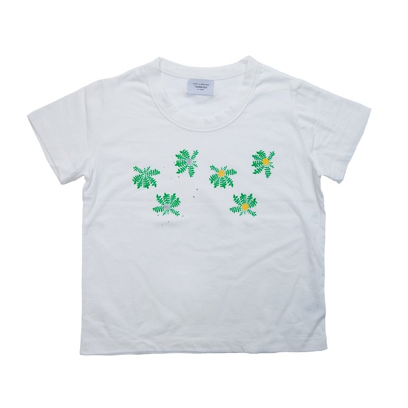 ボディから当店オリジナル。たんぽぽTシャツ　レディースフリー 　Tcollector - 女 T 恤 - 棉．麻 白色