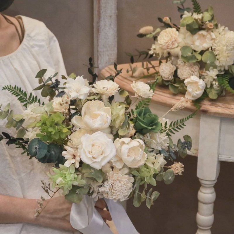 [Meet Eternity] Waiting Time Series Preserved Flower Bouquets in 3 Sizes - ช่อดอกไม้แห้ง - พืช/ดอกไม้ 