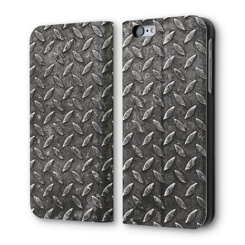 Clearance discount iPhone 6/6S vertical flip leather case steel - เคส/ซองมือถือ - หนังเทียม สีดำ