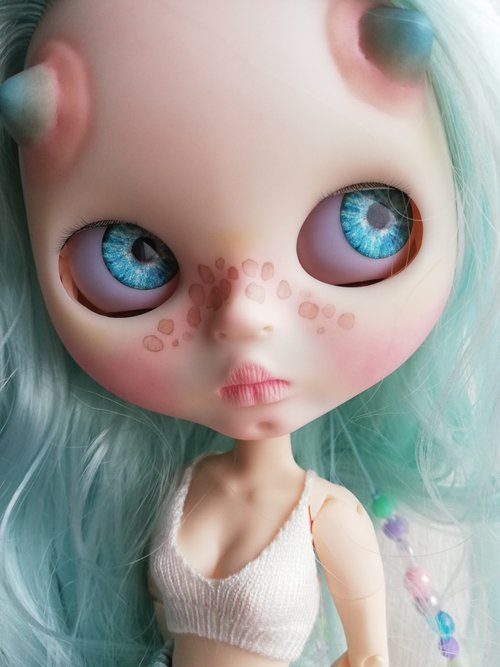 ブライス カスタムドール 青髪 OOAK エルフドール - ショップ ブライス カスタムドール 青髪 OOAK エルフドール - ショップ