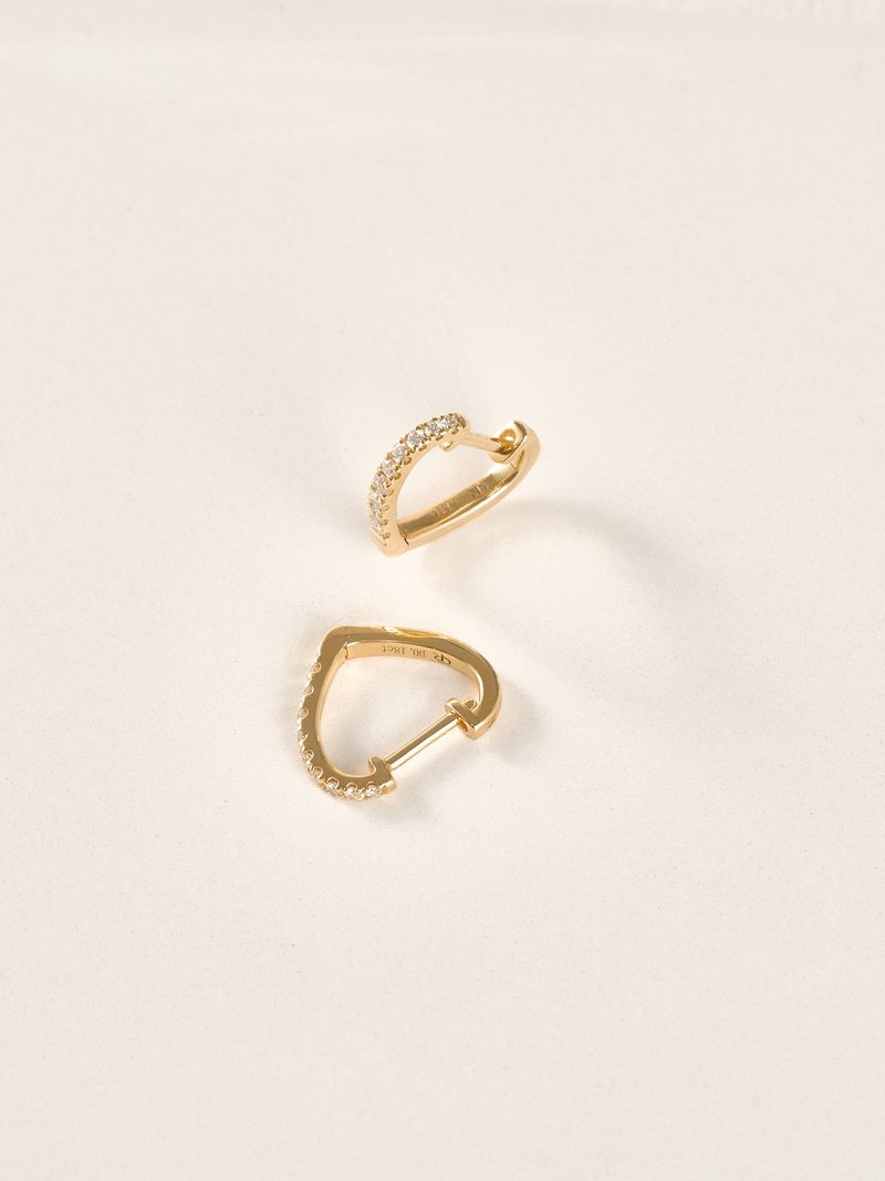 FLEDGE Diamond Earring - ต่างหู - เครื่องประดับ 