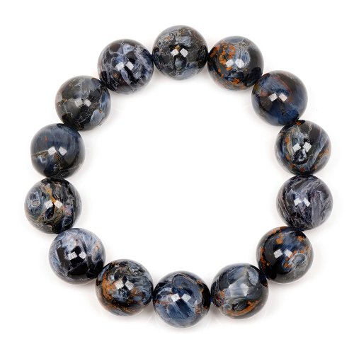 正佳珠寶 Gemsrich Jewelry 【正佳珠寶】彼得石 油畫藍 16mm 彼得石手珠
