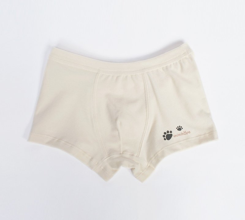 HELLO mini bear bear foot boy boys briefs - Men's Underwear - Cotton & Hemp 