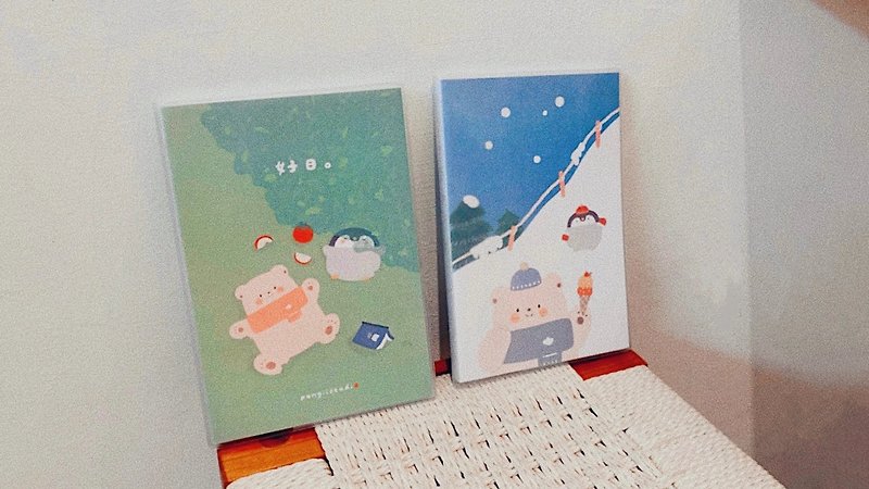 Fat pole | lovely life can be flattened notebook