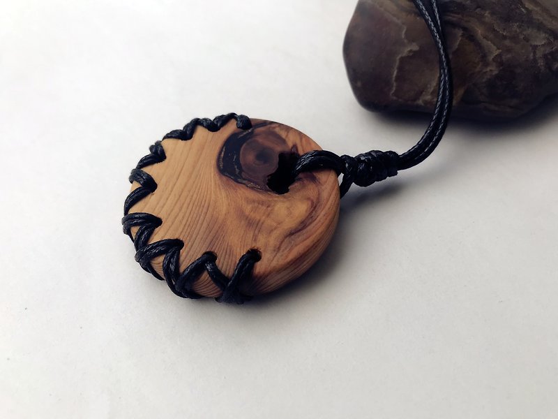 Spread ~ Beech Wood Necklace - สร้อยคอ - ไม้ หลากหลายสี