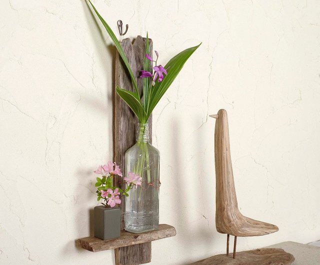 Driftwood vase, flower base, vase, wooden vase, small vase, natural  interior, - Shop driftwoodartdesign Plants - Pinkoi