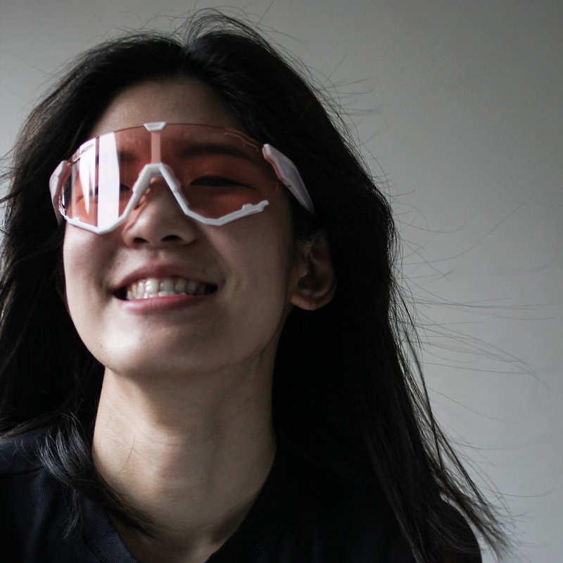 Photon Interchangeable Lenses Sunglasses - Sakurairo w/ 2 extra lenses - แว่นกันแดด - วัสดุอื่นๆ สึชมพู