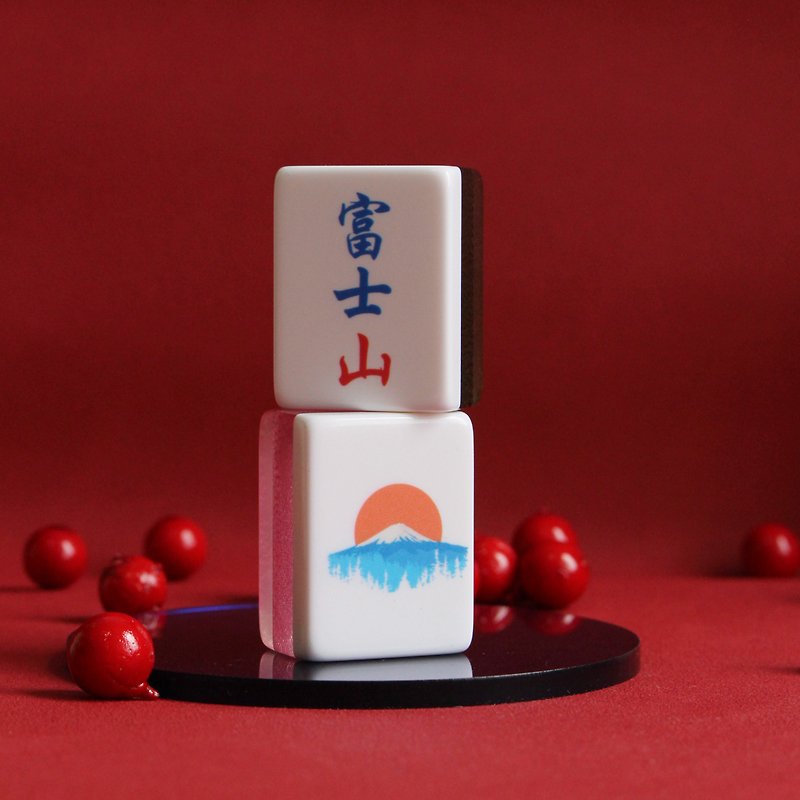 【Mahjong Series】Creative Personalized Pattern Customized Mahjong Customized Heart Gift Sparrow Card Customized - อื่นๆ - วัสดุอื่นๆ ขาว