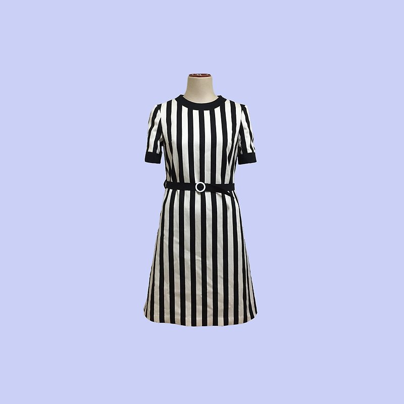 retro one-piece dress marge - One Piece Dresses - Cotton & Hemp Multicolor