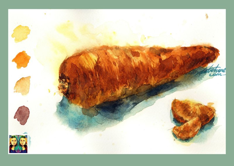 胡蘿蔔_手繪原作(僅此一件) - 似顏繪/人像畫 - 紙 