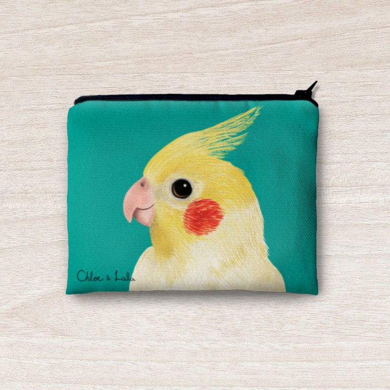 Classic Bird Coin Purse - Cockatiel - Coin Purses - Polyester Green