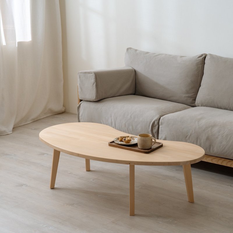 草履蟲桌  -  可訂製高度及收納夾層 - 其他家具 - 木頭 卡其色