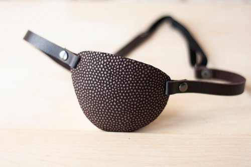 Migharda Leather Eye Patch | Brown Eye Patch
