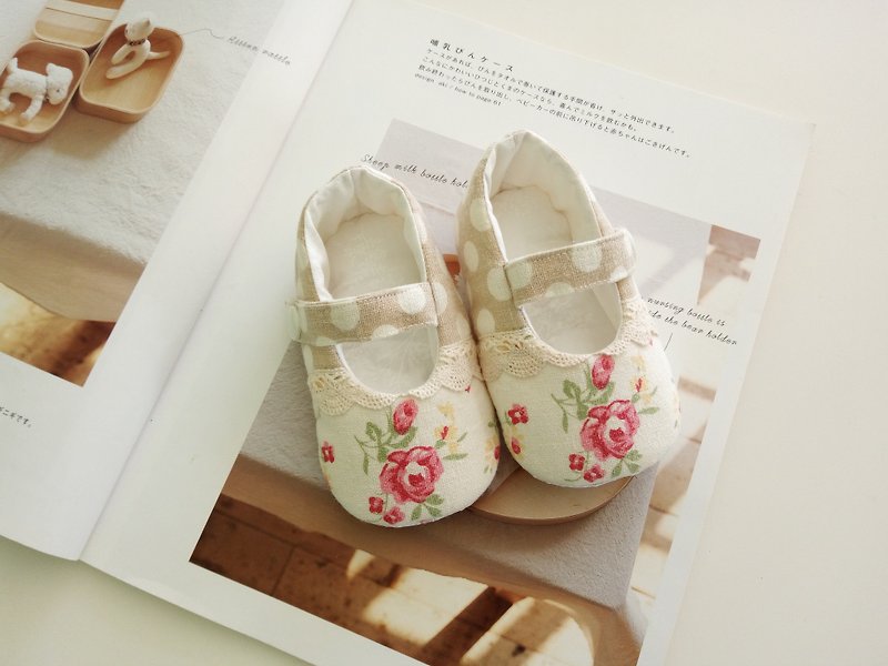 Rose births gift baby shoes baby shoes spot 12 cm - Kids' Shoes - Cotton & Hemp Multicolor