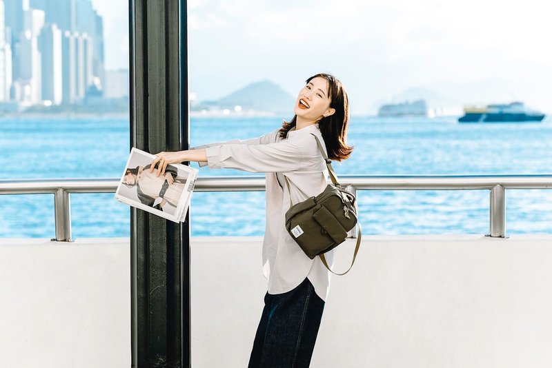 【hellolulu】CARTER JR. Mini Daypack S - Kale - กระเป๋าเป้สะพายหลัง - ไนลอน สีเขียว