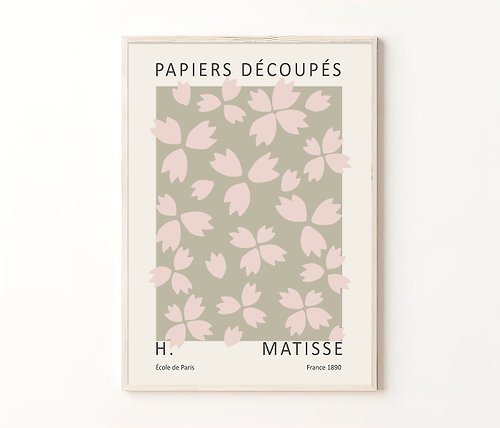 Artlinio Matisse Flower Print, Exhibition Poster, Digital Art, Wall Decor Download