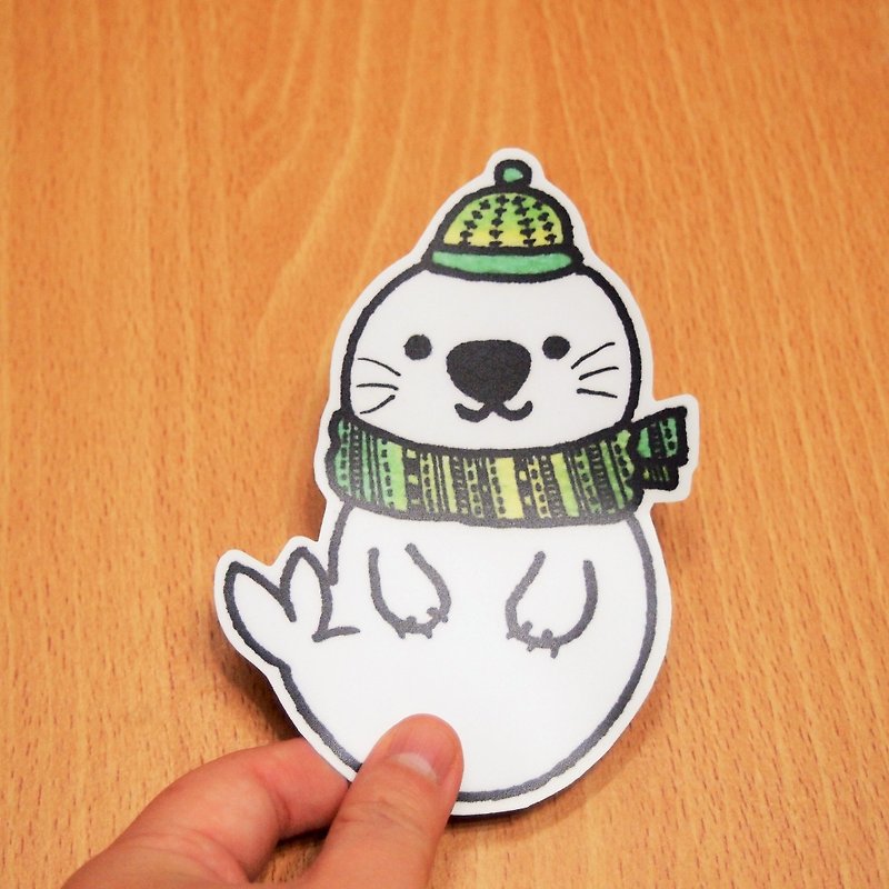 Waterproof Sticker-Seal (Green) - Stickers - Paper Multicolor