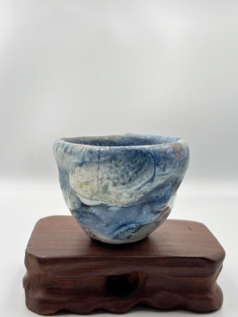 Handmade-Opening Series-Shanshui Shine Cup - Teapots & Teacups - Pottery 