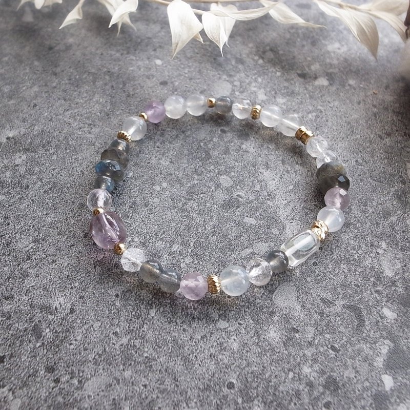 Bestie:: Purple:: Small Crystal Bracelet:: Graduation Gift - Bracelets - Crystal Purple