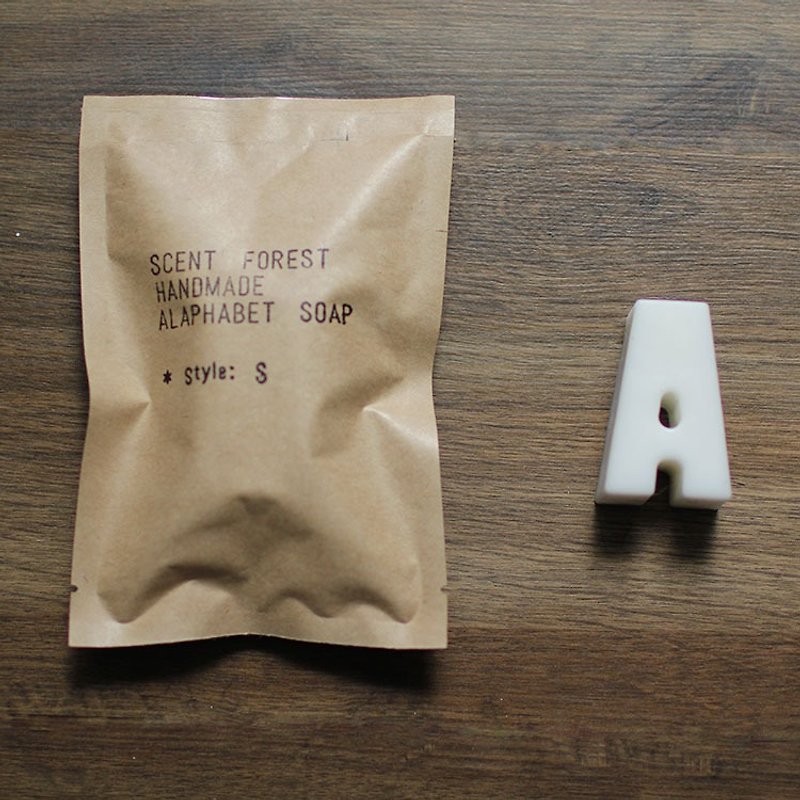 Fragrances Forest - English alphabet Soap - Lavender - Soap - Other Materials White