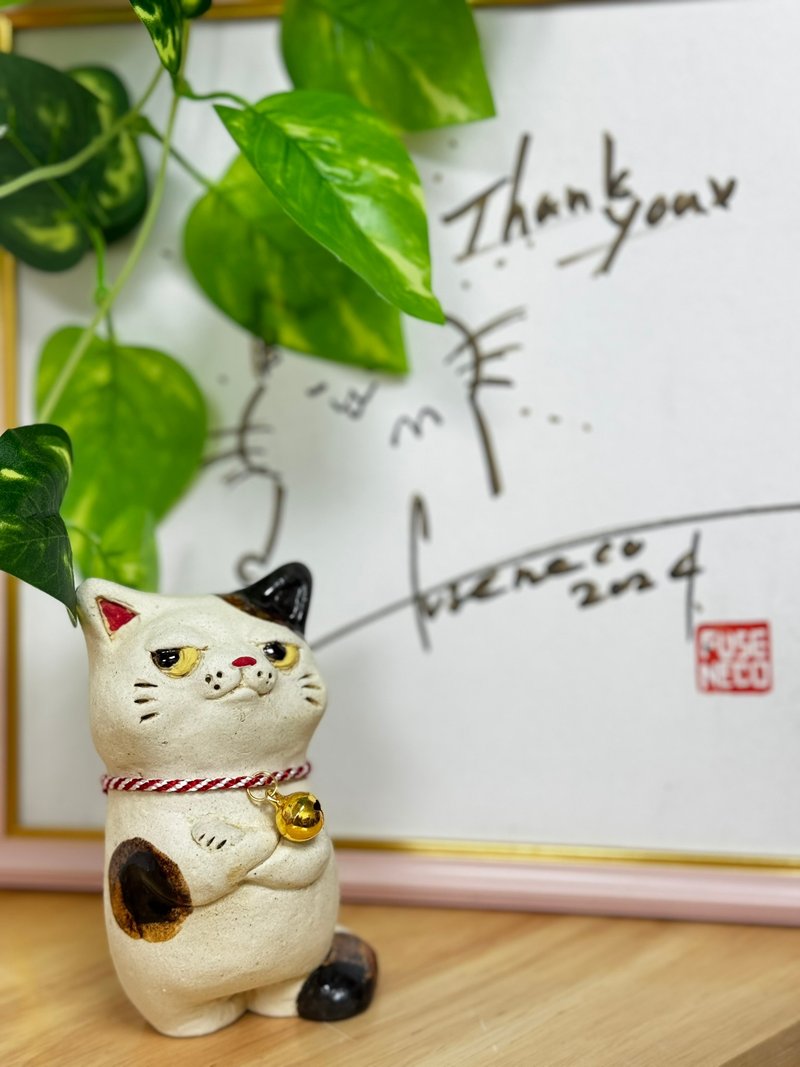 布施貓 | 招積貓 - 擺飾/家飾品 - 陶 