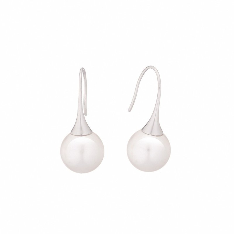 LUCIANO MILANO precious sterling silver earrings - ต่างหู - โลหะ สีเงิน