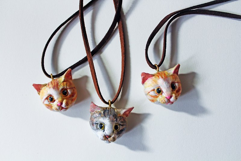 [Moses's warehouse] custom necklace cat の - สร้อยคอ - พลาสติก 